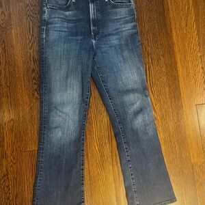 MOTHER Dark Blue Flare Jeans